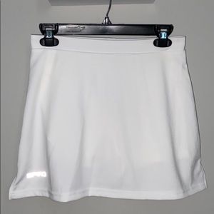 White tennis skirt